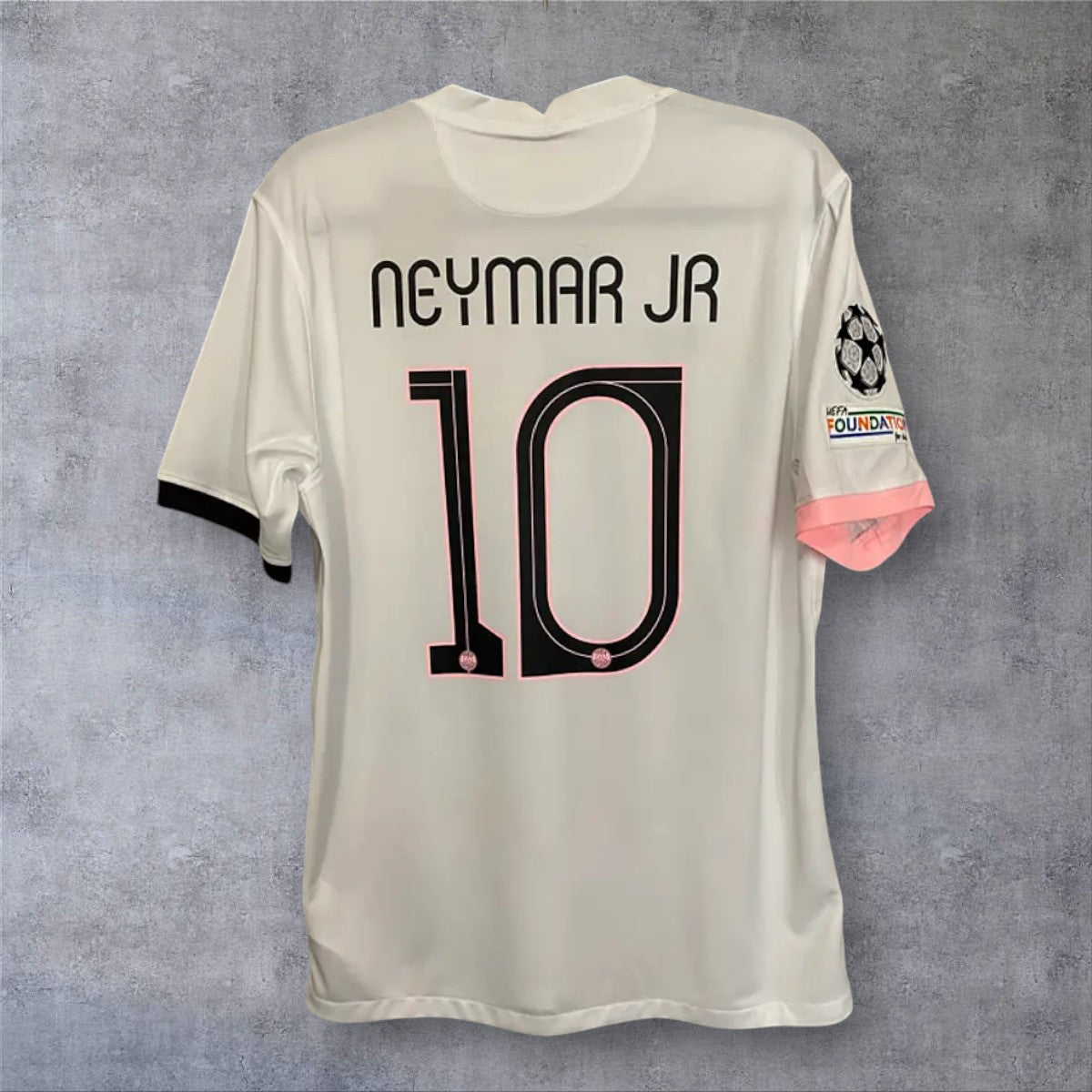 Neymar Jr. 10 PSG Away 2021/22 Champions League retro football shirt