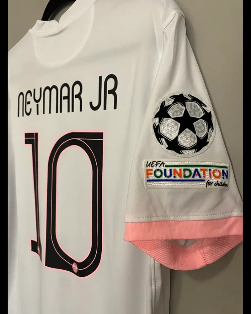 Neymar Jr. 10 PSG Away 2021/22 Champions League retro football shirt