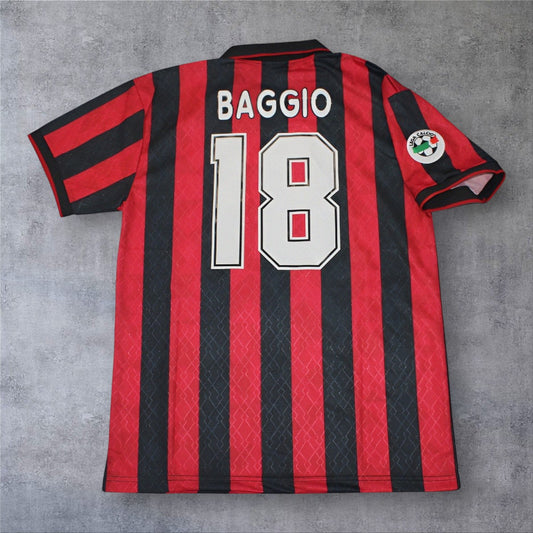 Baggio 18  - Milan Home 1995/96 Serie A