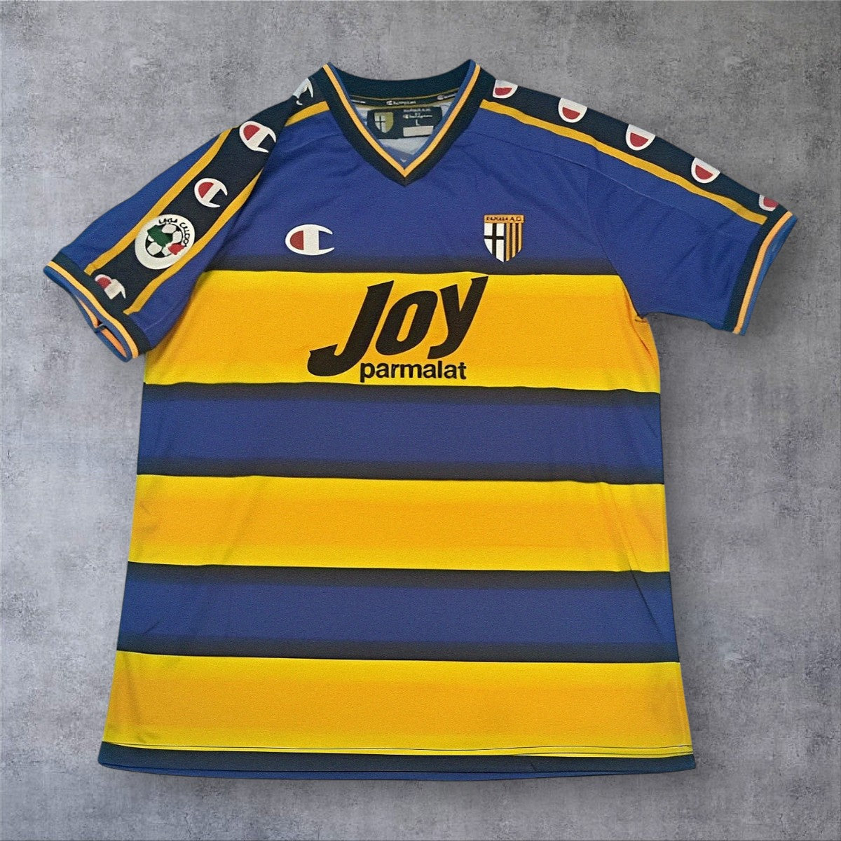 Adriano 9 Parma Home 2001/02 Serie A retro football shirt