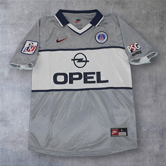 Anelka 9 PSG Away 1999/00 Ligue 1 retro football shirt