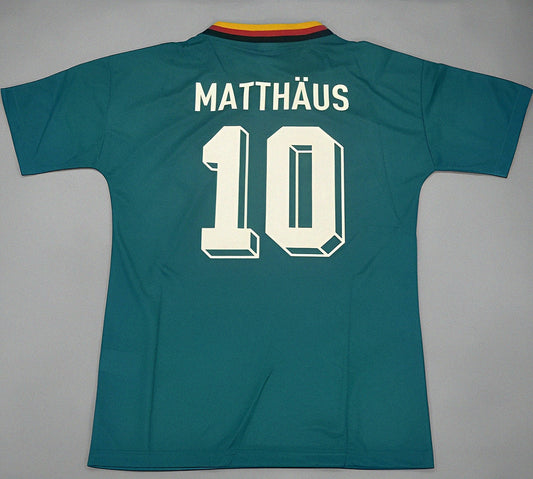 Matthaus 10 Germany Away 1994 retro football shirt