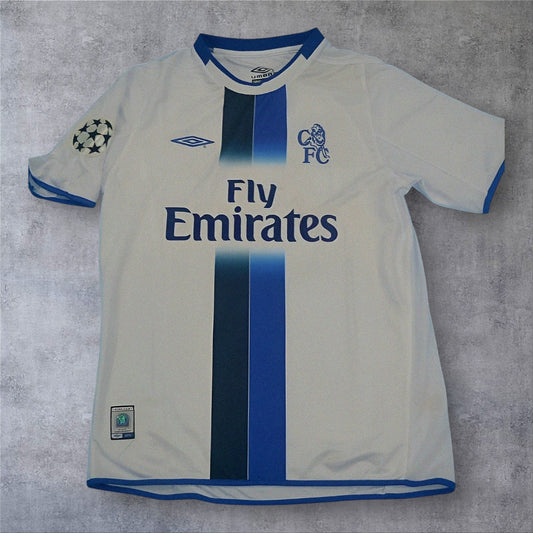 Terry 26 Chelsea Away 2003/04 Champions League retro football shirt