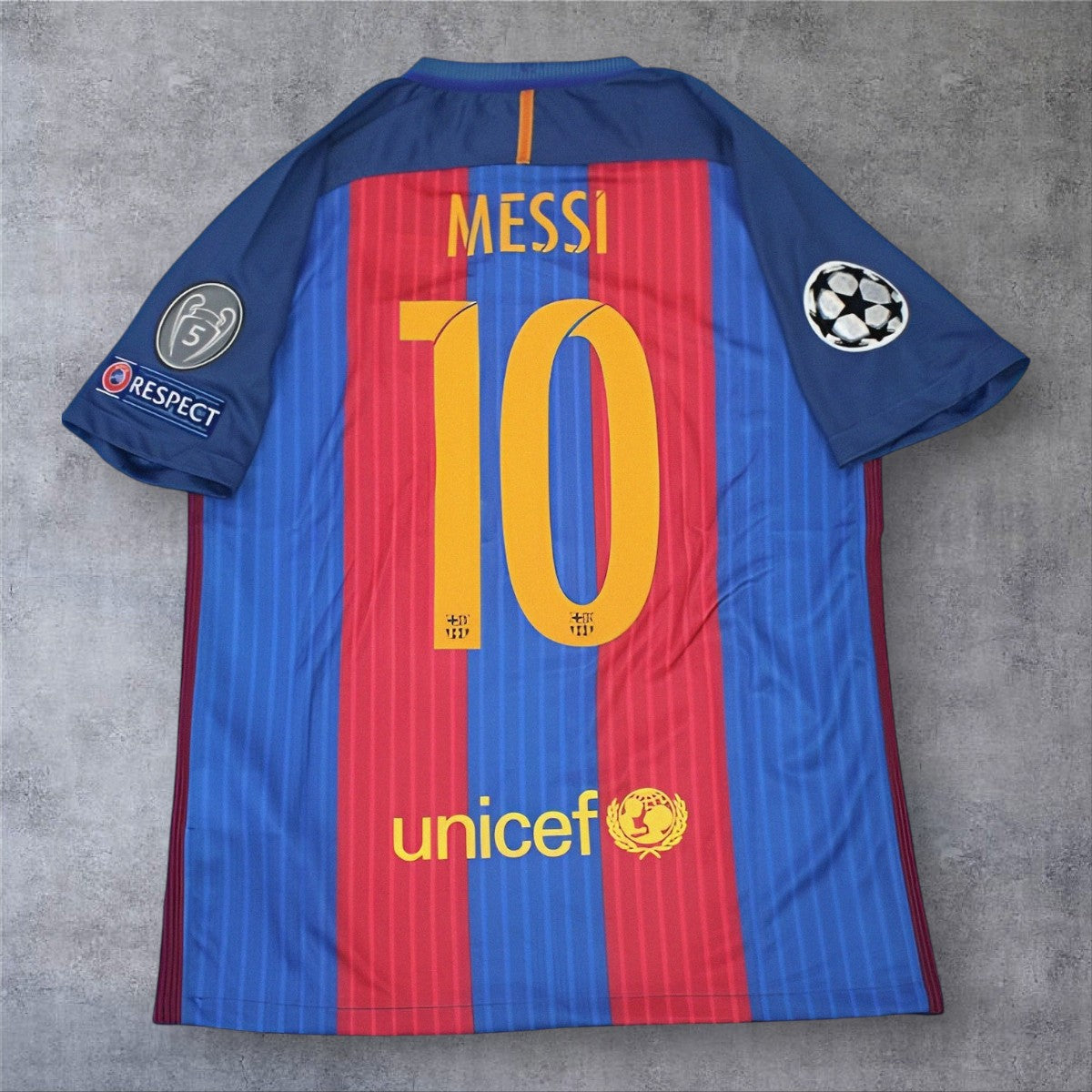 Messi 10 - Barcelona Home 2016/17 Champions League