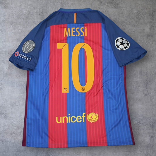 Messi 10 - Barcelona Home 2016/17 Champions League