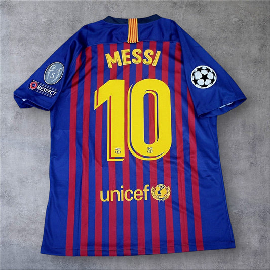 Messi 10 - Barcelona Home 2018/19 Champions League