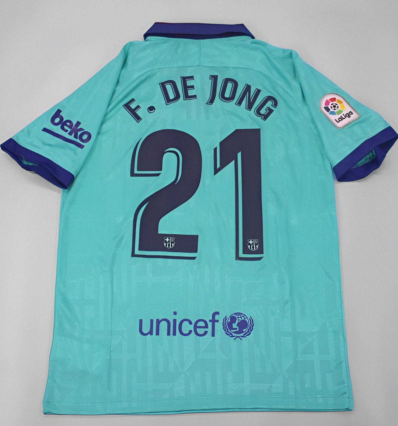 De Jong 21 - Barcelona Third Kit 2020/21 La Liga