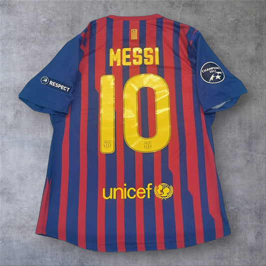 Messi 10 - Barcelona Home 2011/12 Champions League