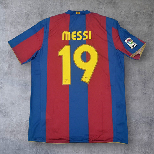Messi 19 - Barcelona Home 2007/08 La Liga