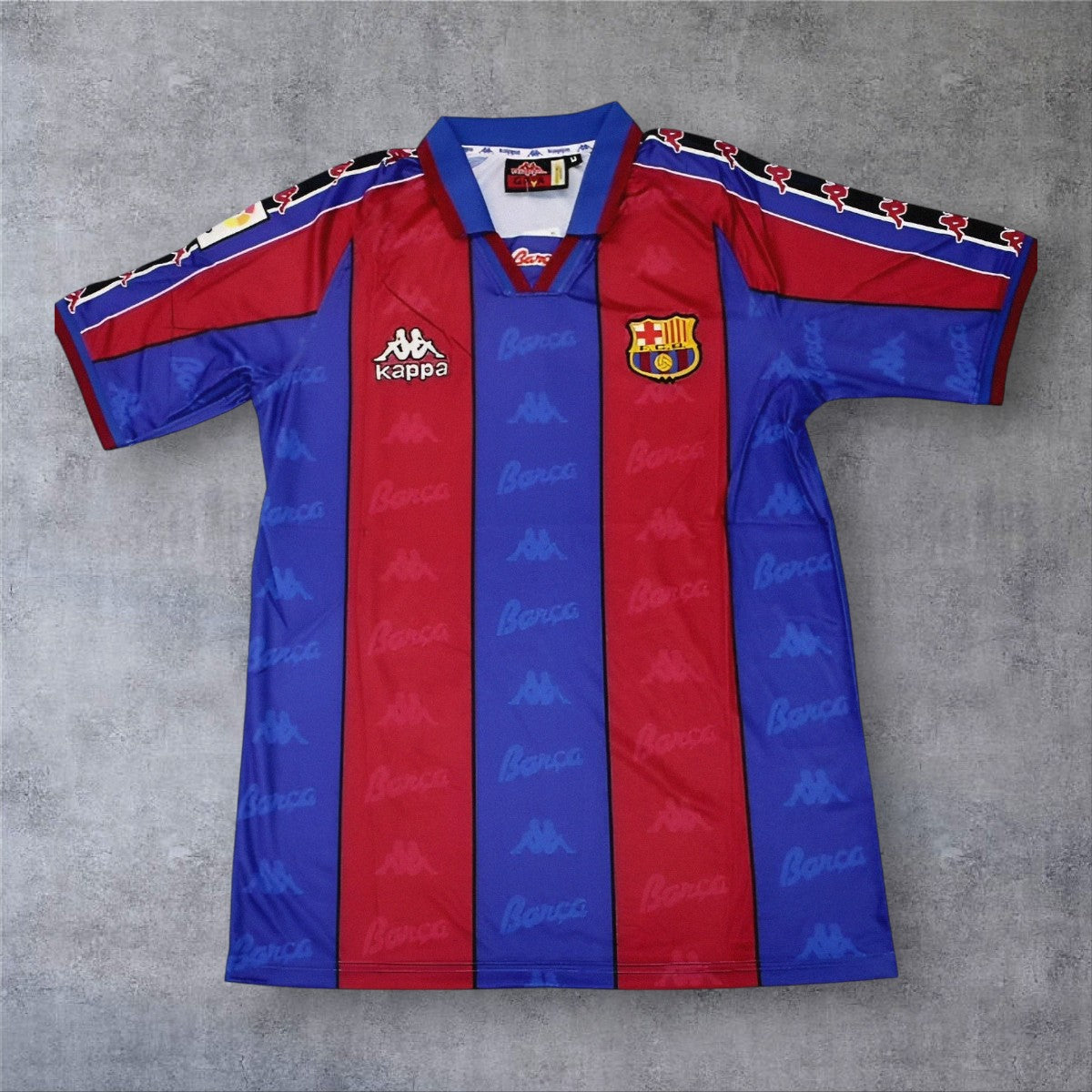 Puyol 28 - Barcelona Home 1996/97 La Liga