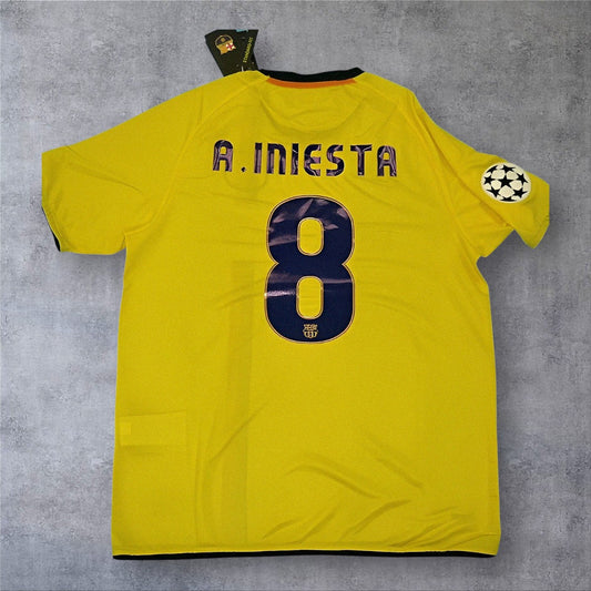 Iniesta 8 - Barcelona Away 2008/09 Champions League