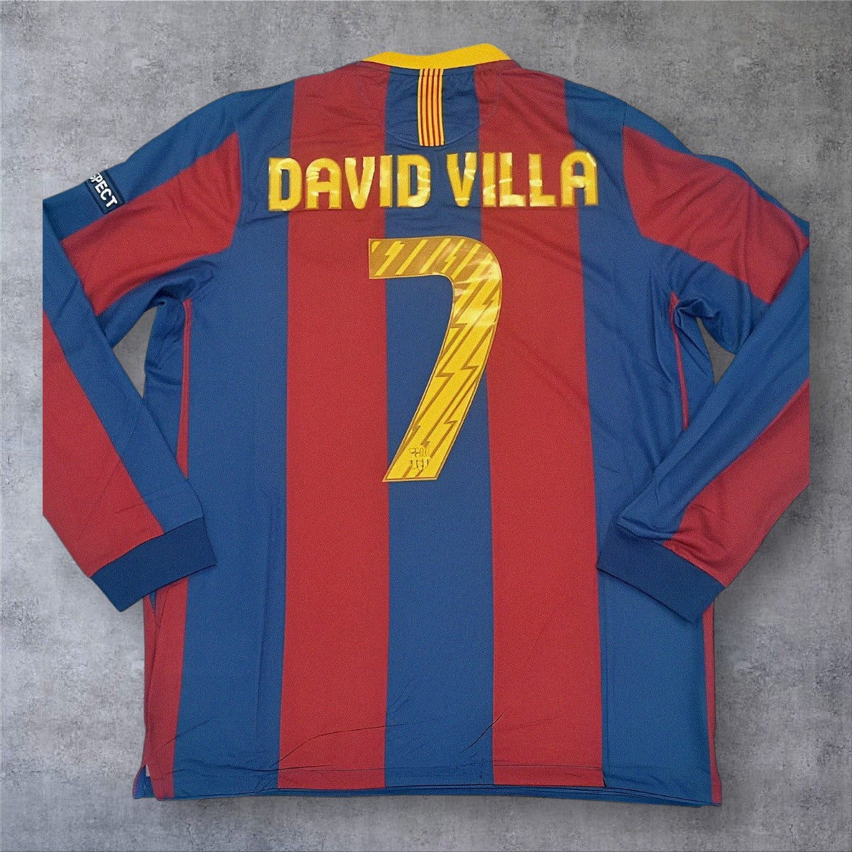 David Villa 7 - Barcelona Home 2010/11 Final Champions League