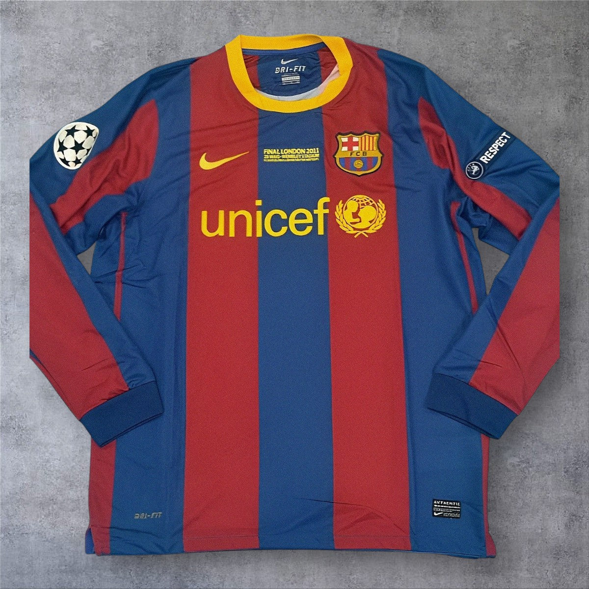 David Villa 7 - Barcelona Home 2010/11 Final Champions League