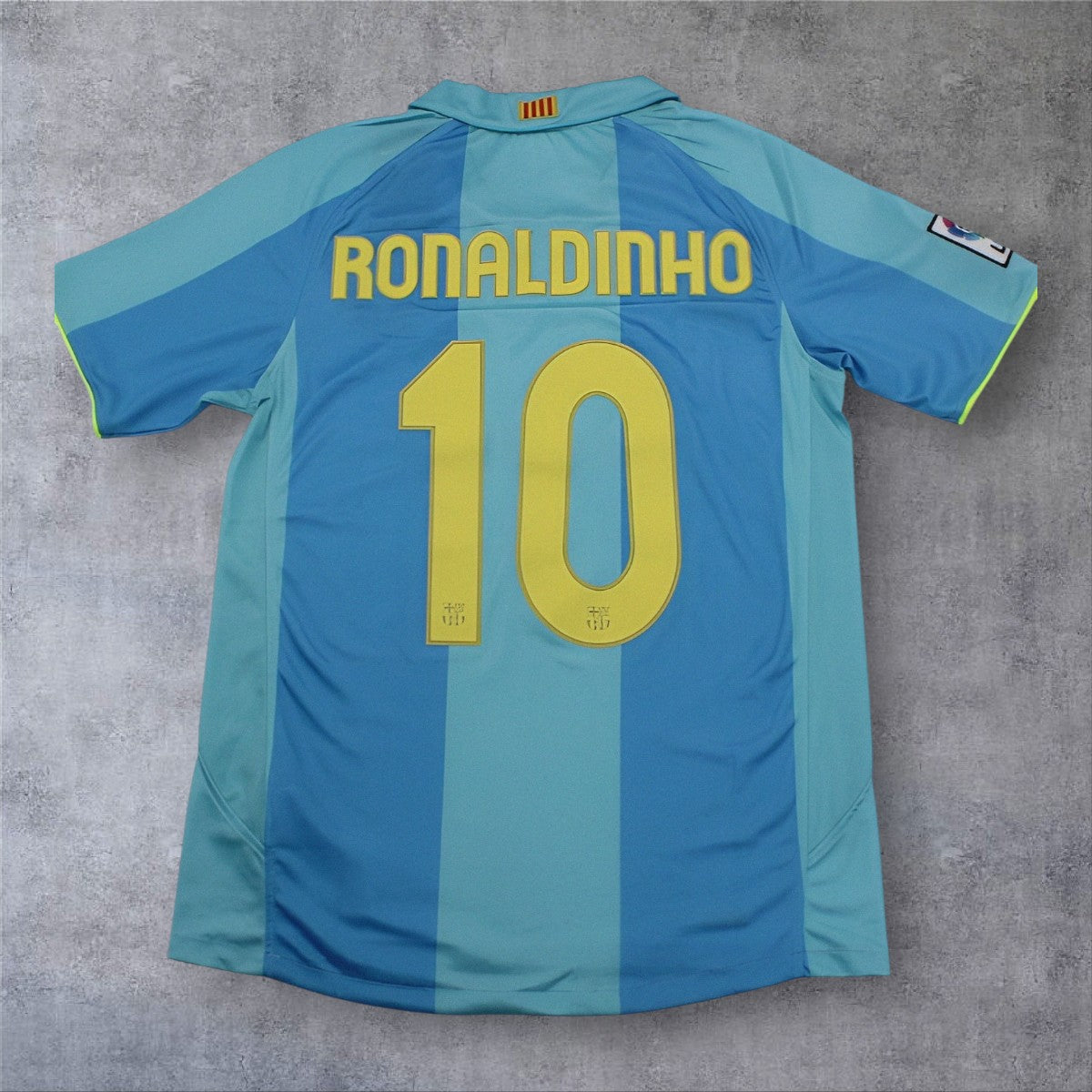 Ronaldinho 10 - Barcelona Away 2007/08 La Liga