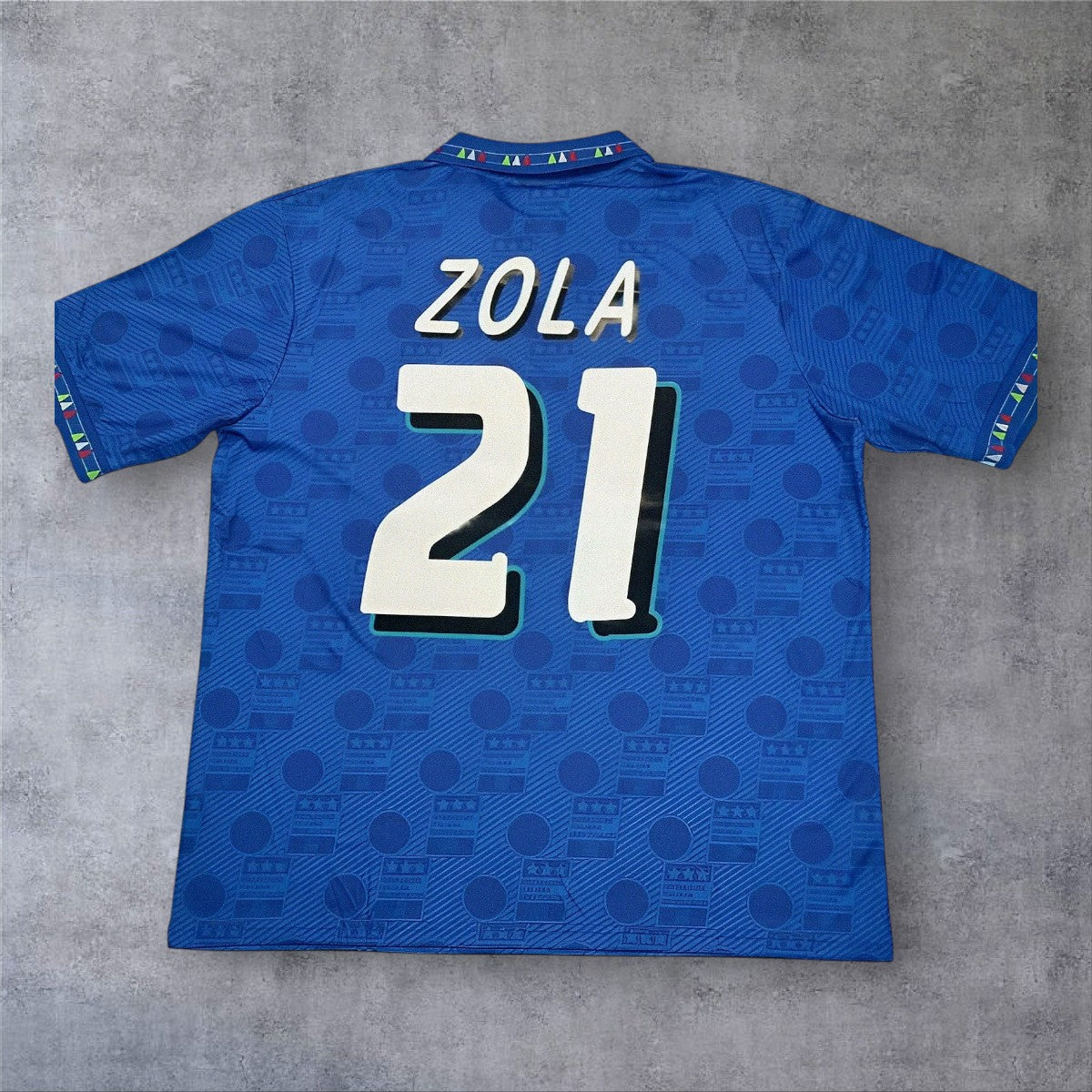 Zola 21 - Italy Home 1994 World Cup