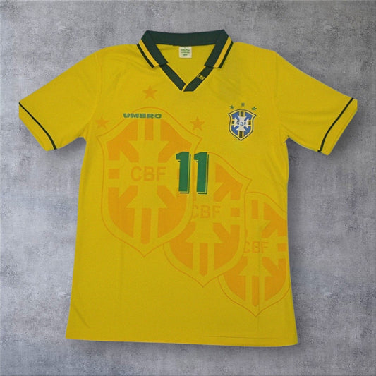 Romário 11 Brazil Home 1994 retro football shirt
