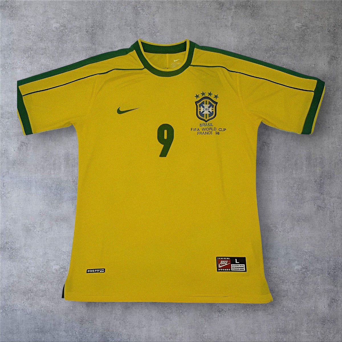 Ronaldo 9 - Brazil Home 1998 World Cup