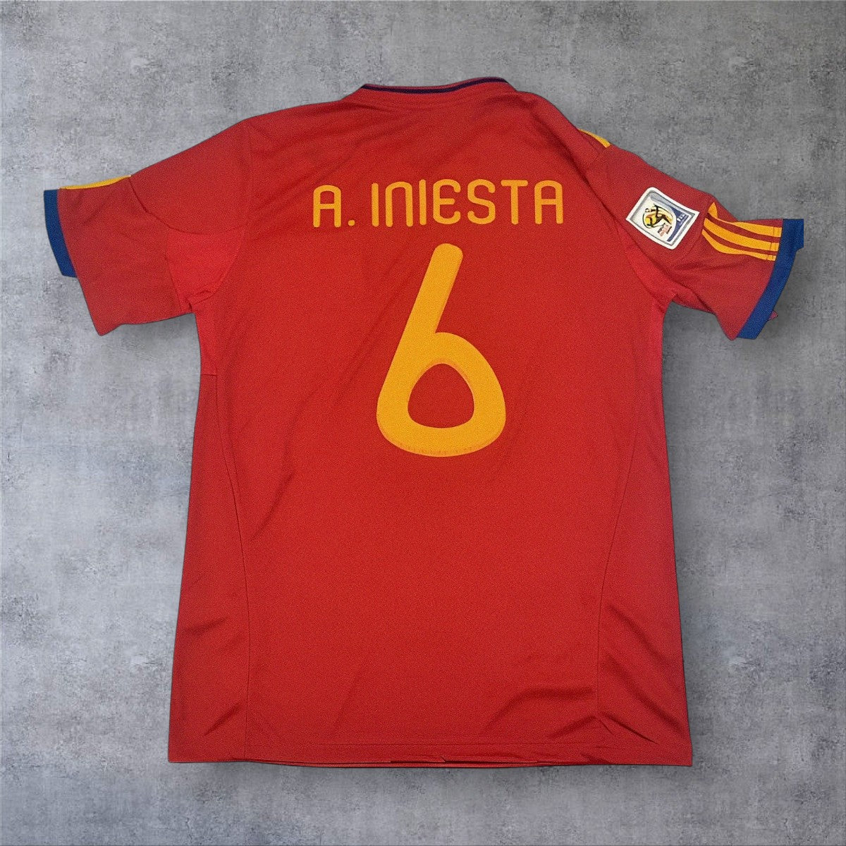 Iniesta 6 - Spain Home 2010 World Cup