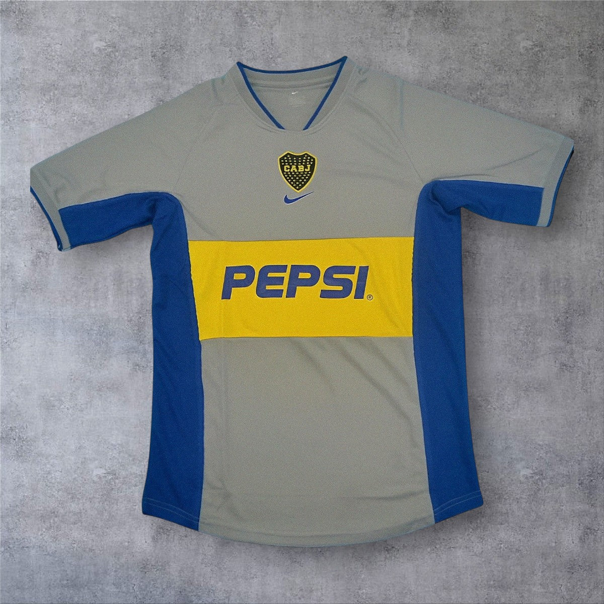 "Roman" Riquelme 10 Boca Juniors Away 2002/03 retro football shirt
