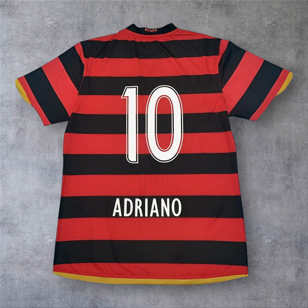 Adriano 10 Flamengo Home 2008 retro football shirt