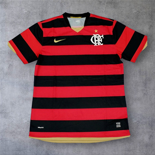 Adriano 10 Flamengo Home 2008 retro football shirt