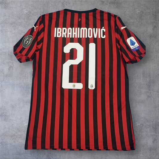 Ibrahimovic 21 - Milan Home 2019-20 Serie A