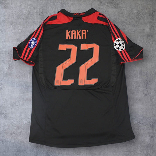 Kaká 22 - Milan Third Kit 2007/08 Champions League