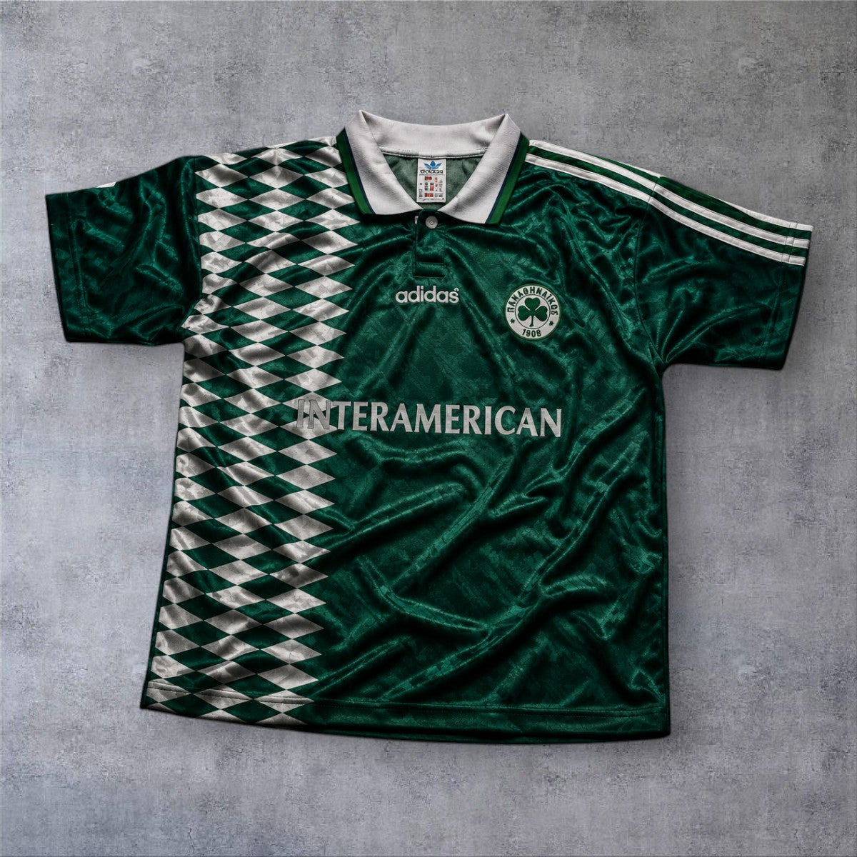 Apostolakis 2 Panathinaikos Home 1995/96 Champions League retro football shirt