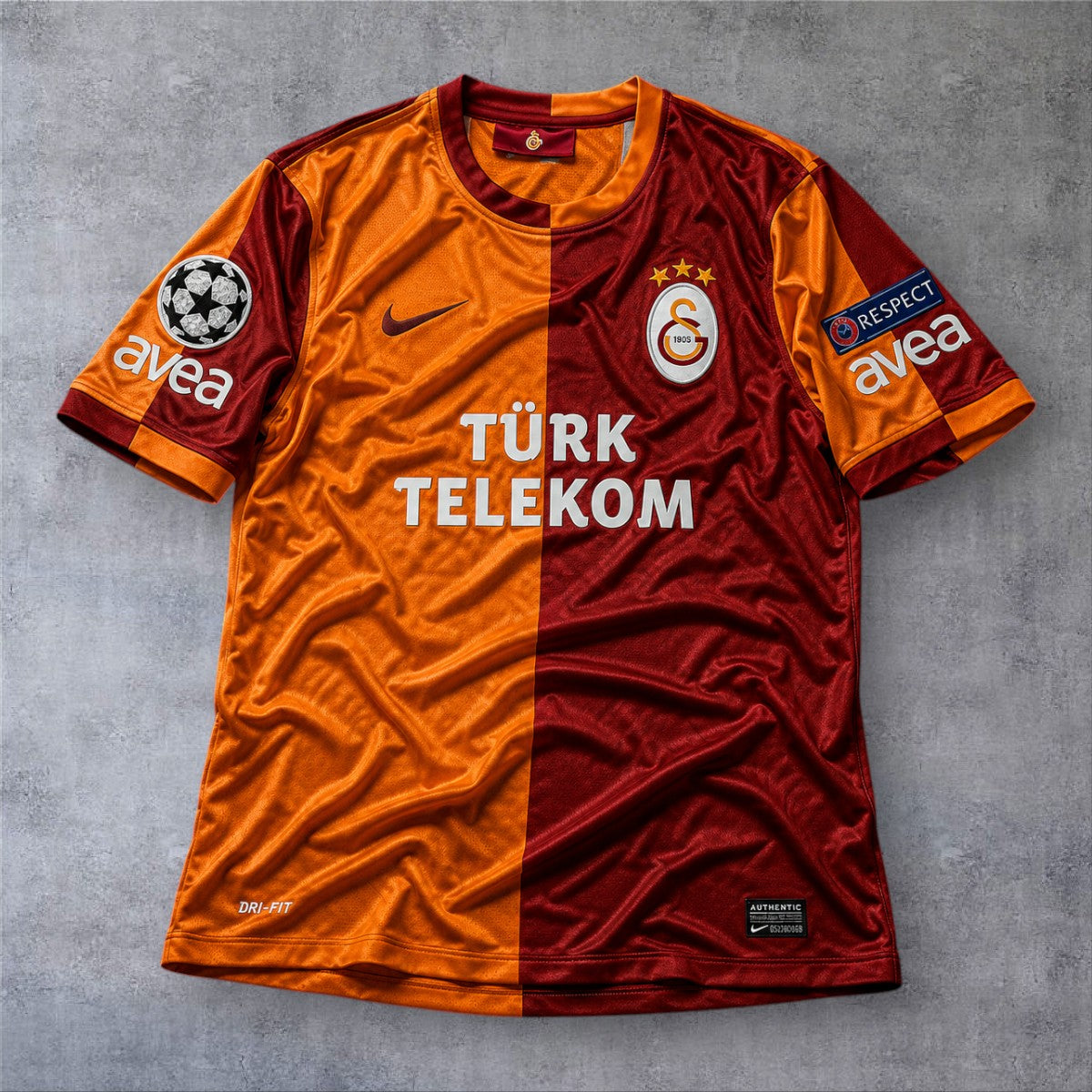 Drogba 11 Galatasaray Home 2013/14 Champions League retro football shirt