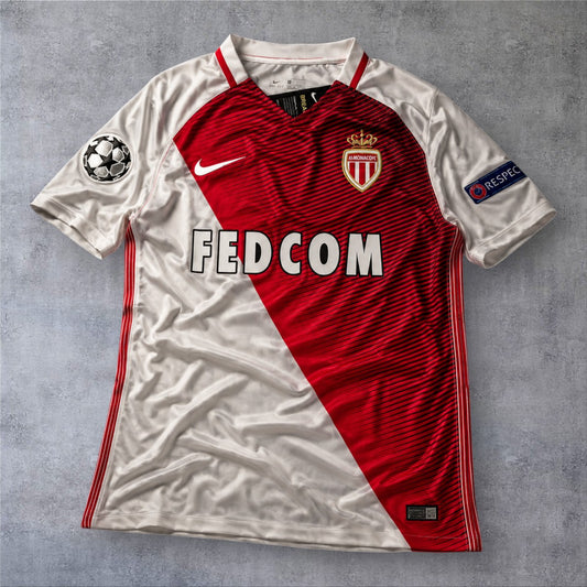 Lemar 27 Monaco Home 2016/17 Champions League retro football shirt