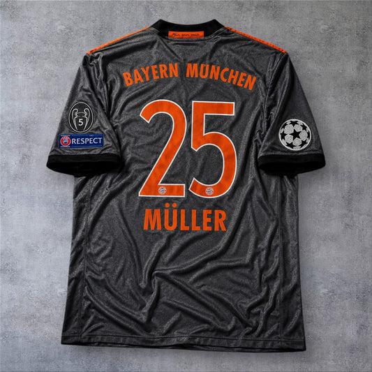 Müller 25 Bayern Away 2016/17 Champions League retro football shirt