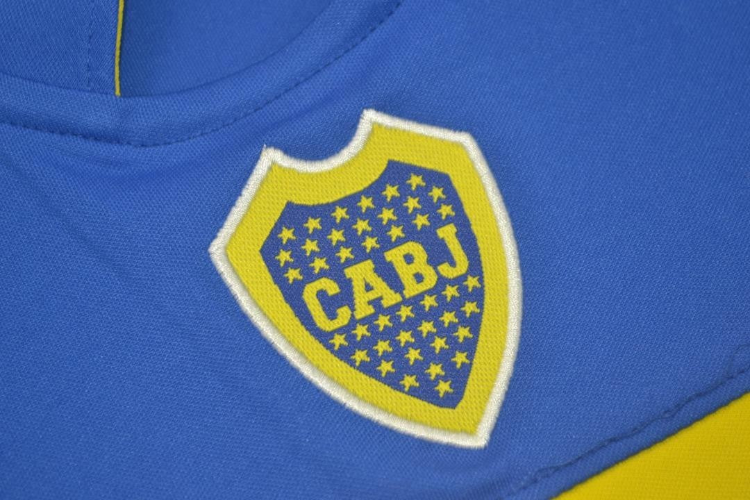 "Roman" Riquelme 10 Boca Juniors Home 2005 -100th Aniversary retro football shirt