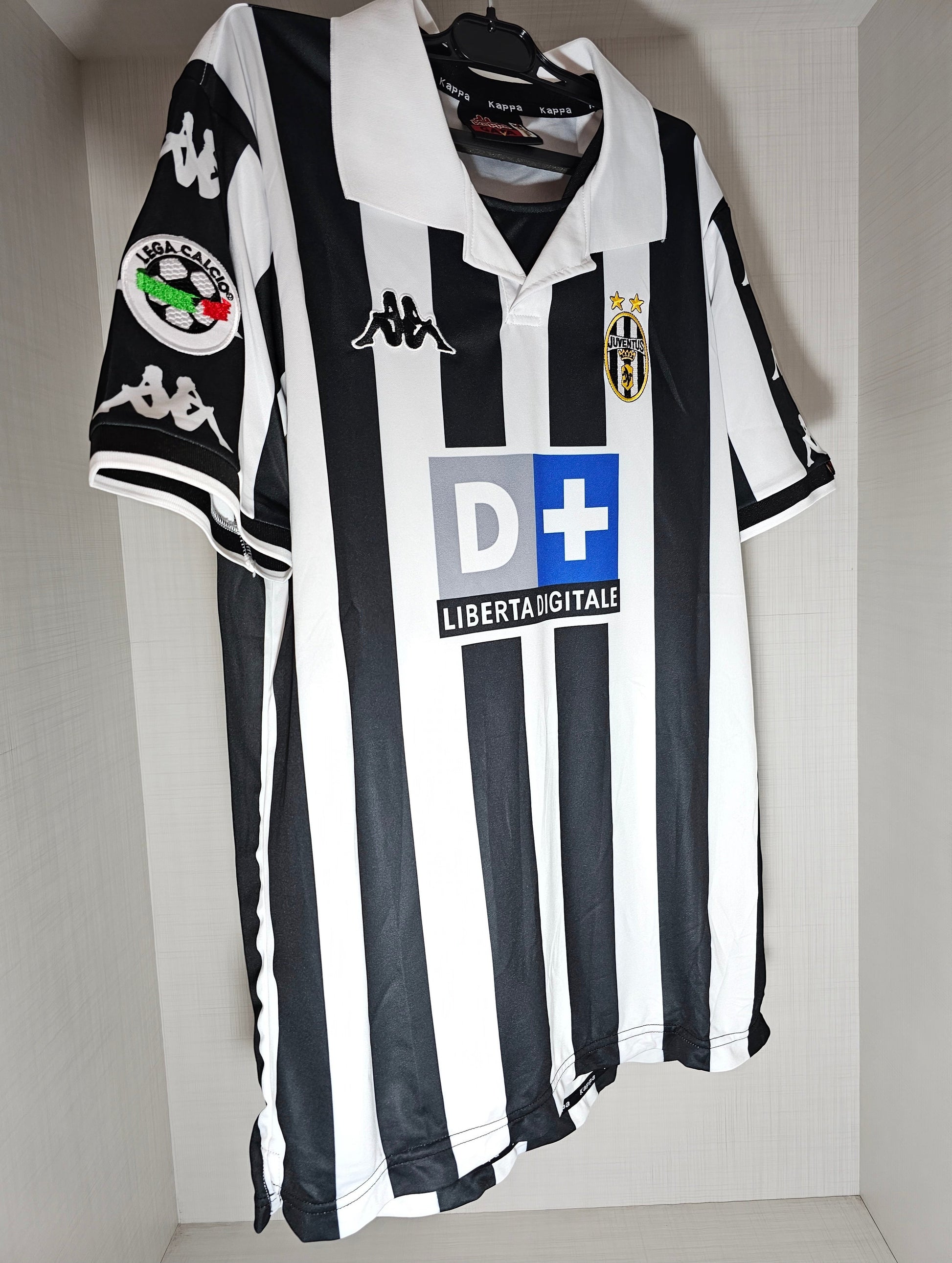 Zidane 21 Juventus Home 1999/2000 Serie A retro football shirt