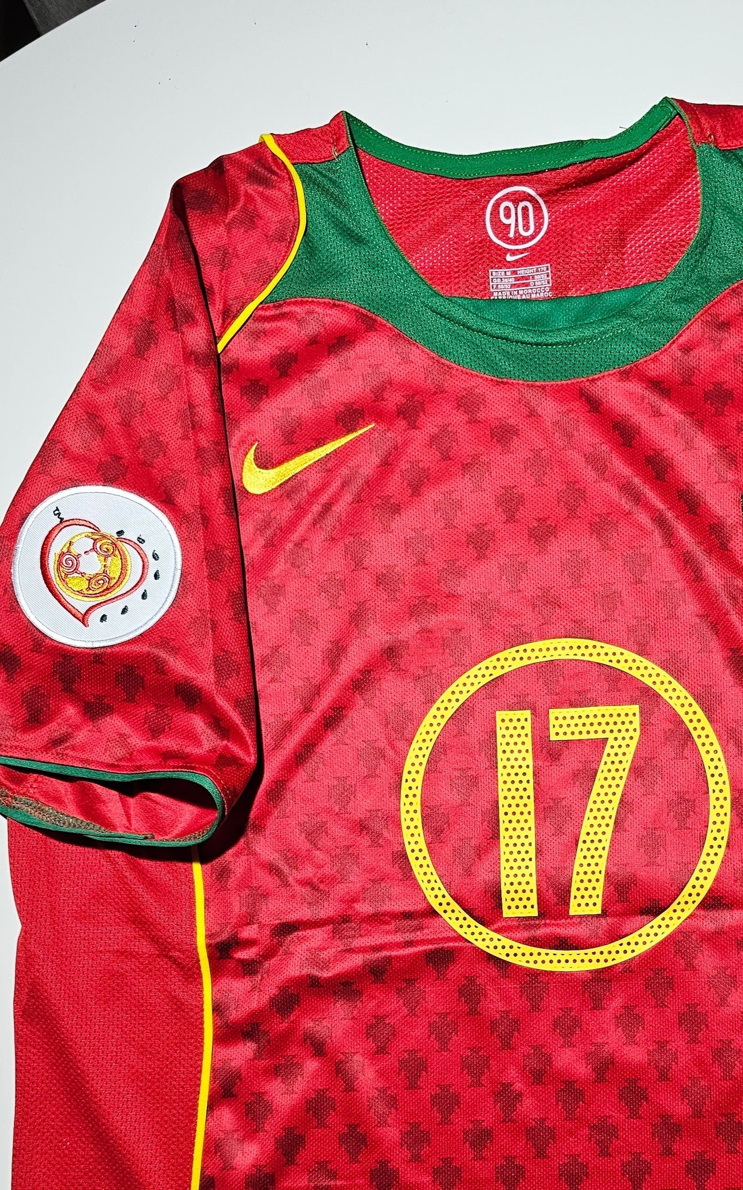 Ronaldo 17 - Portugal Home 2004 Euro