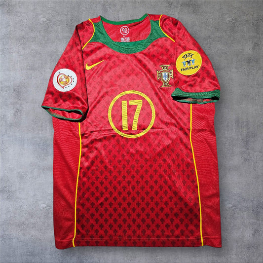 Ronaldo 17 - Portugal Home 2004 Euro