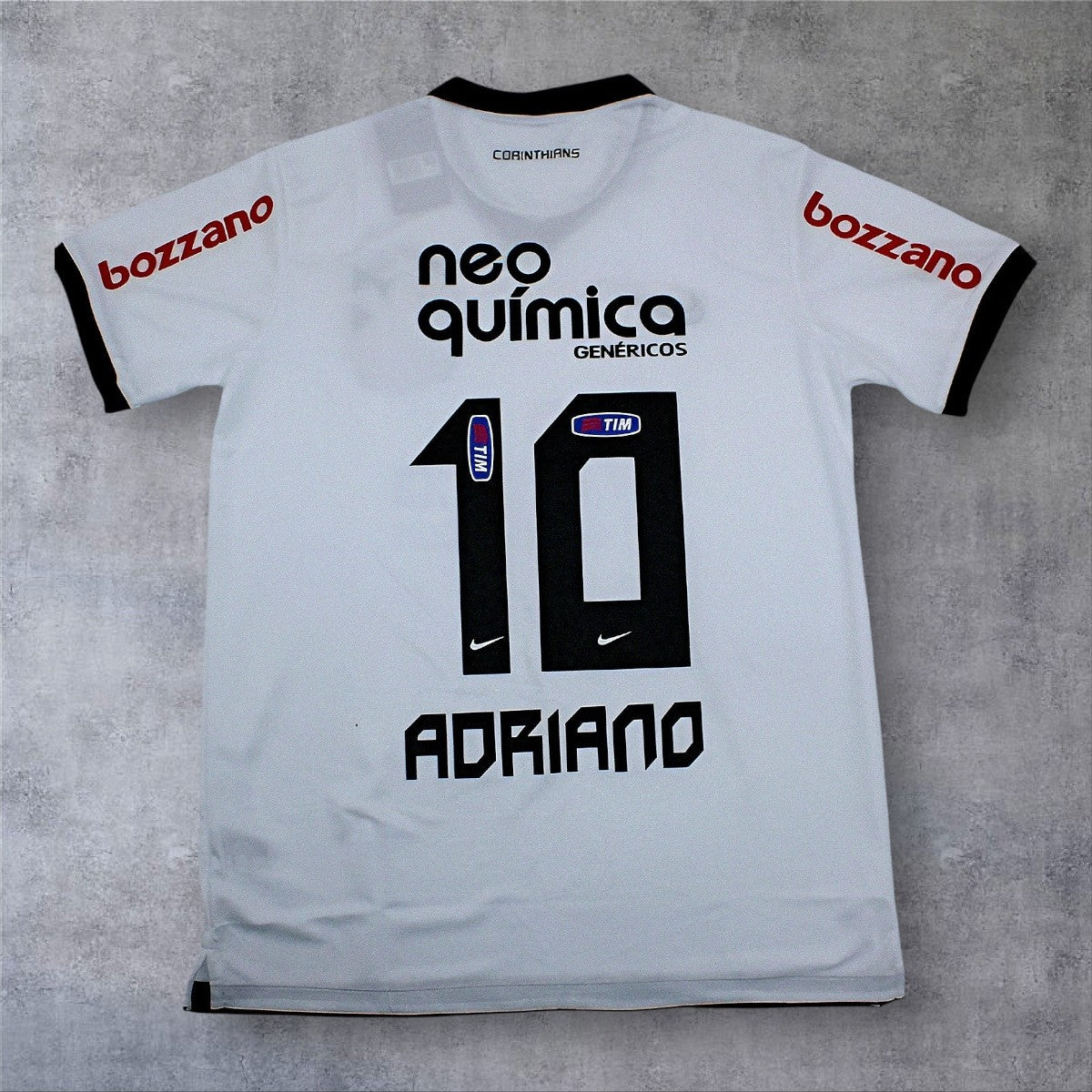 Adriano 10 Corinthians Home 2010/11 Brasileirão retro football shirt