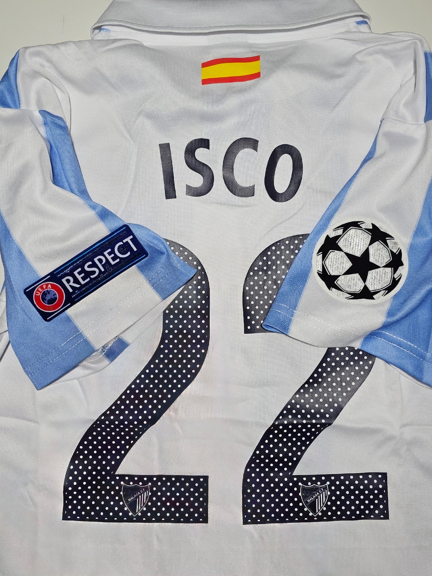 Isco 22 Málaga 2012-13 Champions League retro football shirt