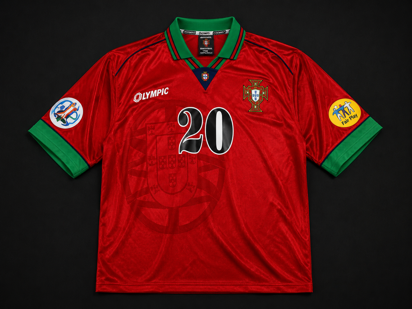 Figo 20 - Portugal Home 1996 Euro