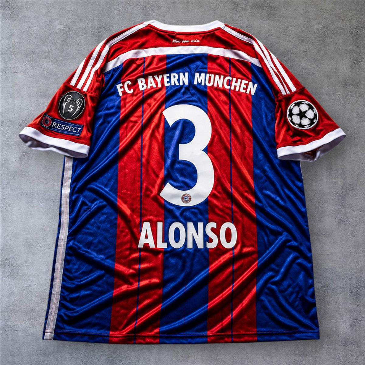 Xabi Alonso 3 Bayern Home 2014/15 Champions League retro football shirt