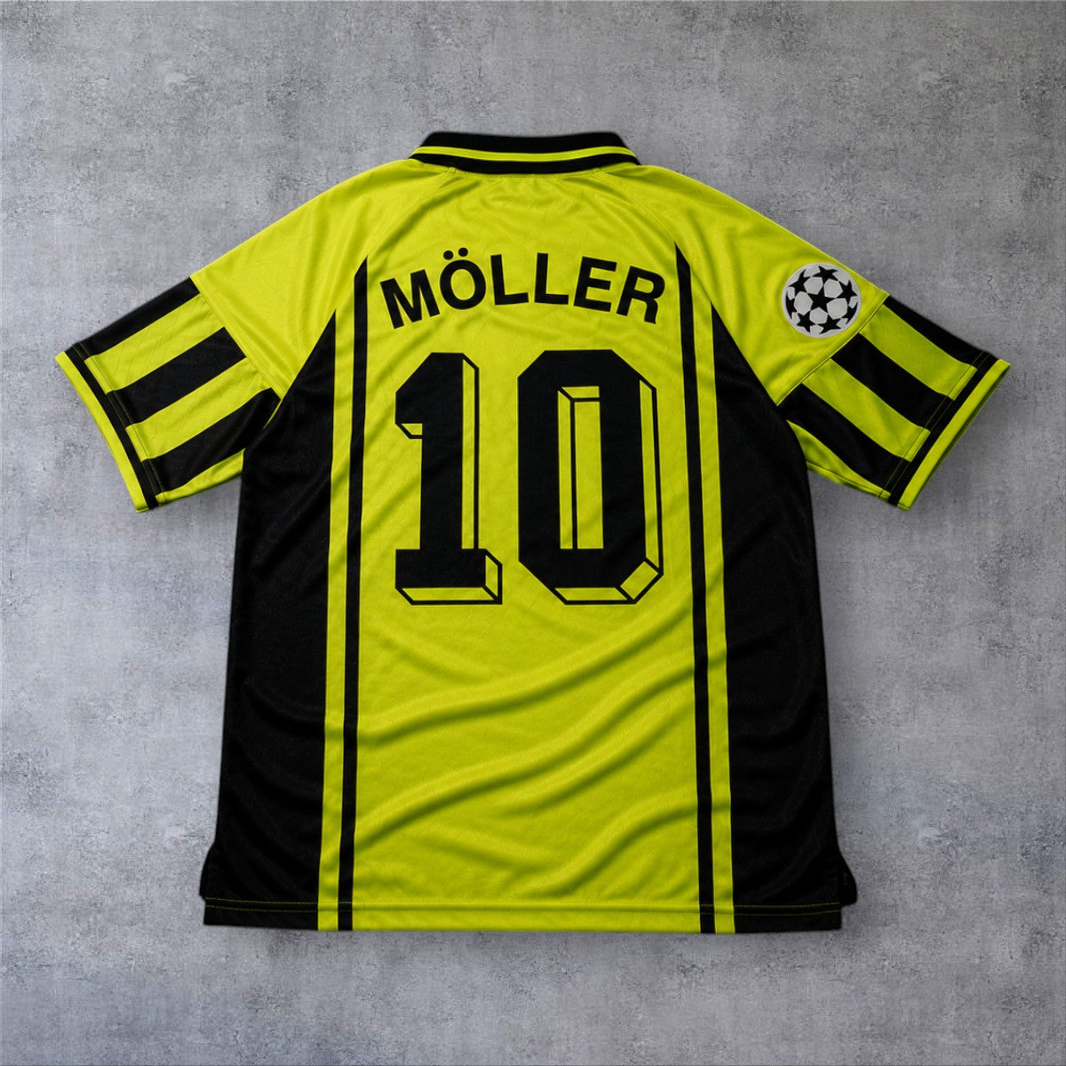 Moller 10 Borussia Dortmund Home 1996/97 Champions League retro football shirt