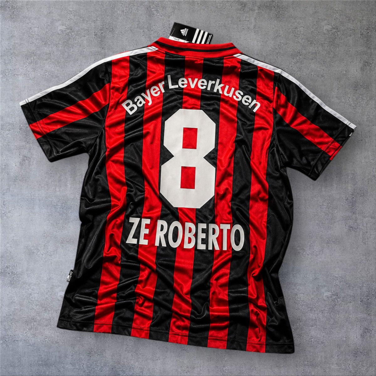 Ze Roberto 8 Leverkusen Home 2001/02 retro football shirt