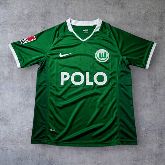 Dzeko 9 Wolfsburg Home 2008/09 Bundesliga retro football shirt