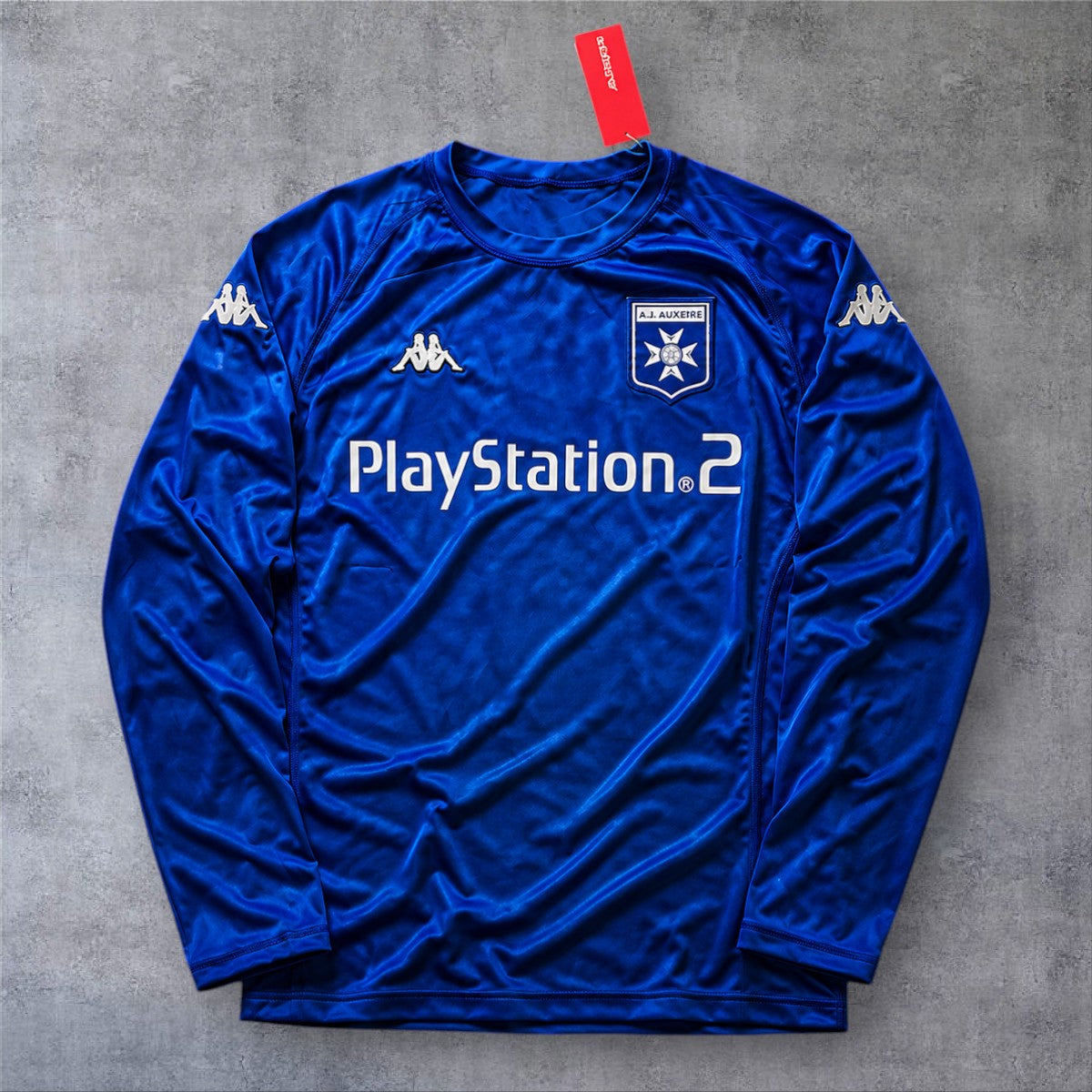 Cisse 9 Auxerre Home 2003/04 Champions League retro football shirt