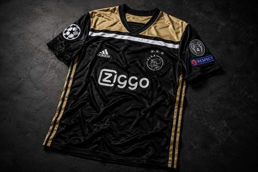 De Jong 21 Ajax 18/19 Champions League retro football shirt