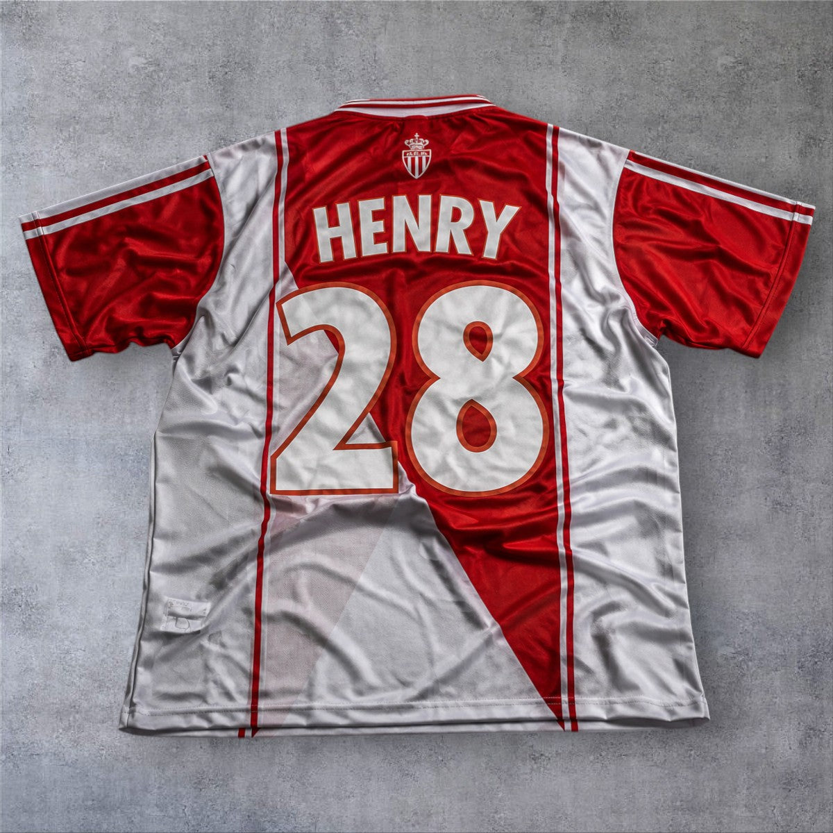 Henry 28 Monaco Home 1998 retro football shirt