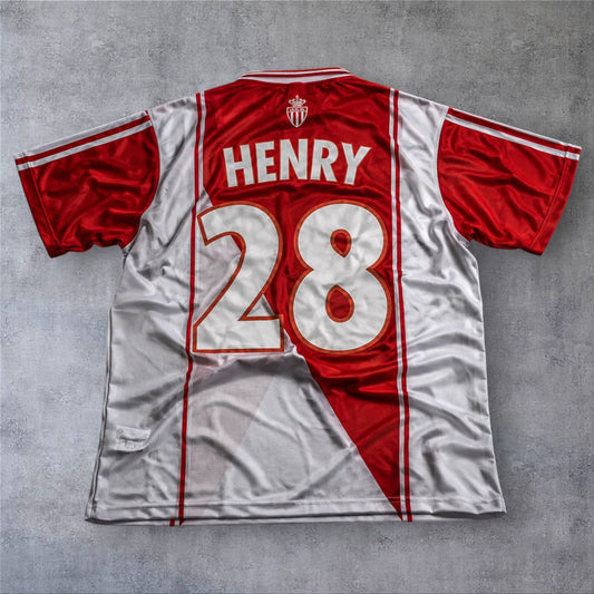 Henry 28 Monaco Home 1998 retro football shirt