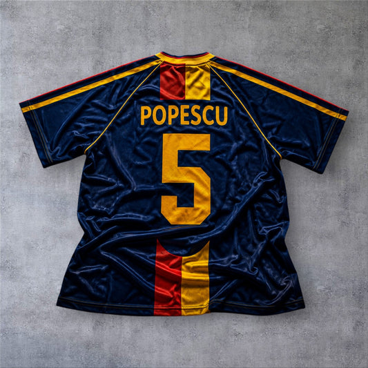 Popescu 5 Galatasaray Away 1998/99 retro football shirt