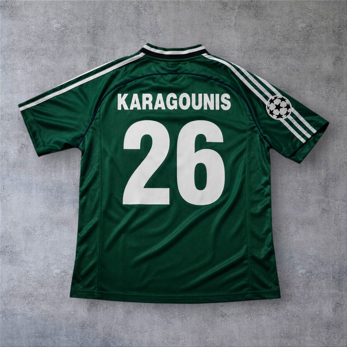 Karagounis 26 Panathinaikos Home 1998/99 Champions League retro football shirt