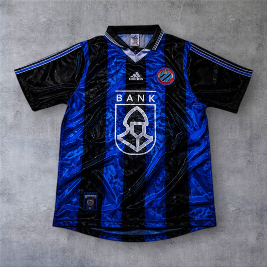 Jankauskas 24 Club Brugge Home 1998 retro football shirt