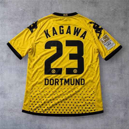 Kagawa 23 Dortmund Home 2011/12 Bundesliga retro football shirt